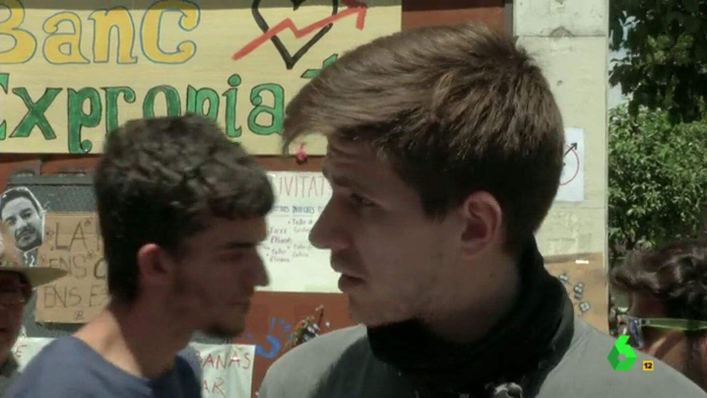 Frame 18.564547 de: Gorka, okupa: "Me gustar&iacute;a pedir perd&oacute;n a Ada Colau por la cantidad de destrozos que se han generado"