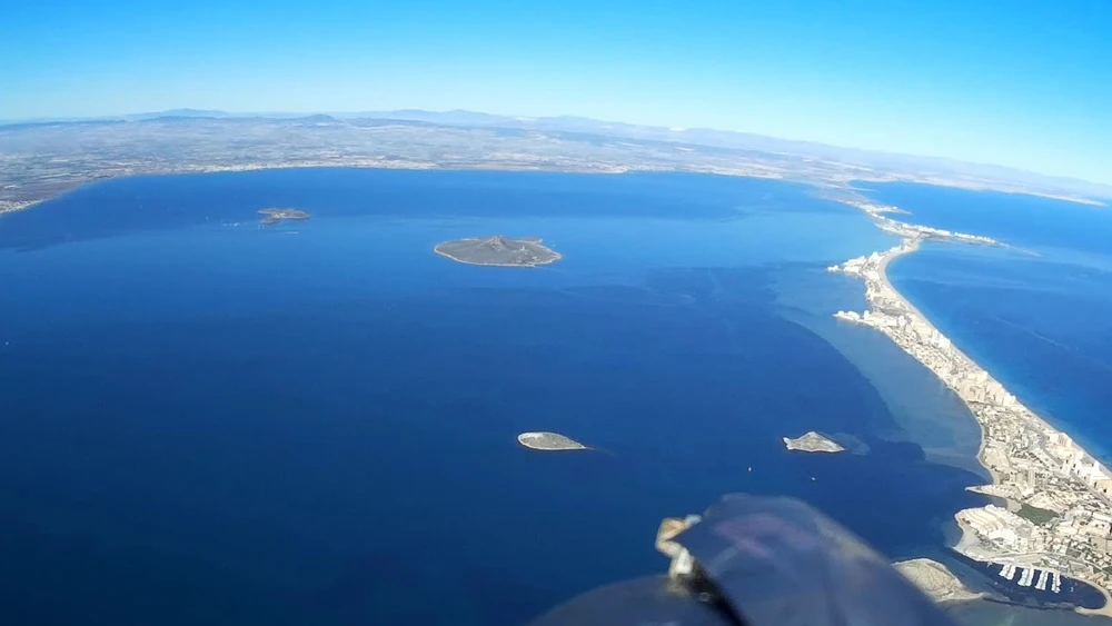 Imagen aérea del Mar Menor