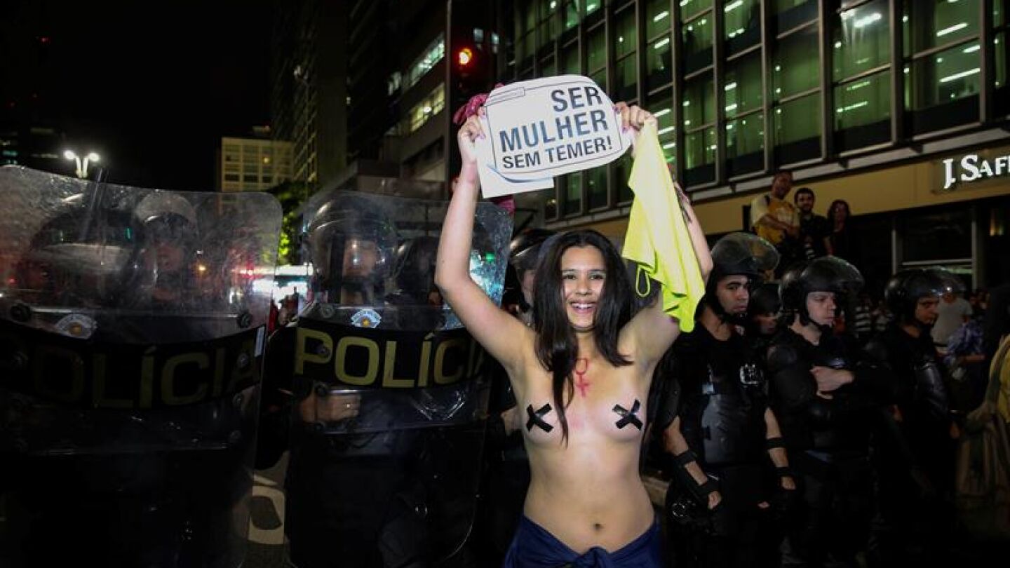Manifestaciones en Brasil contra las violaciones
