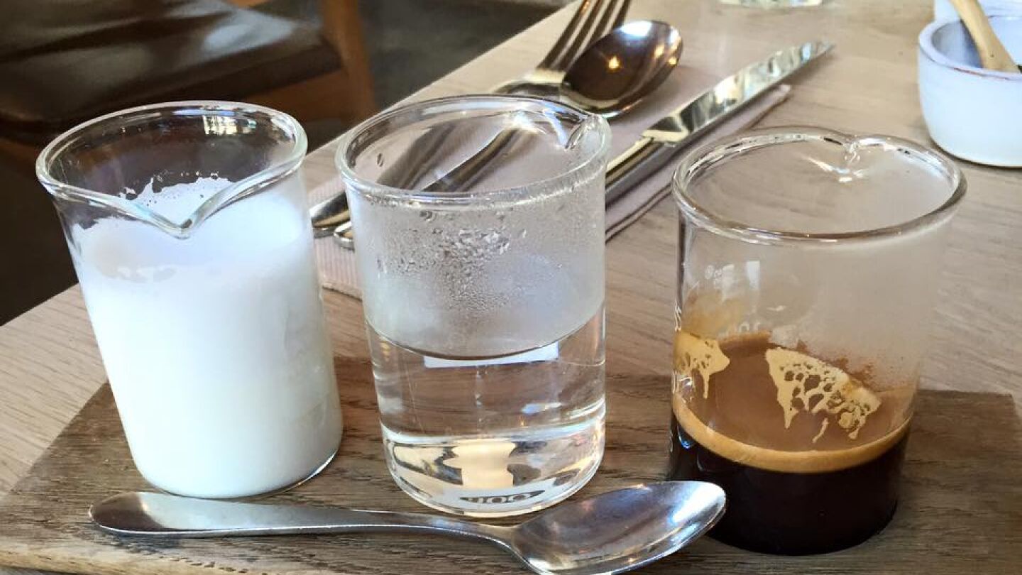 El caf&eacute; "deconstru&iacute;do"