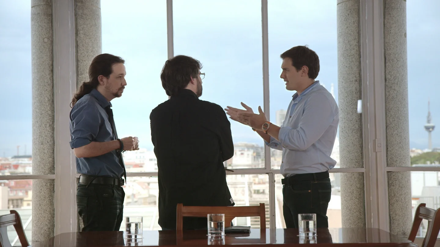Pablo Iglesias y Albert Rivera en Salvados Pablo Iglesias y Albert Rivera en Salvados
