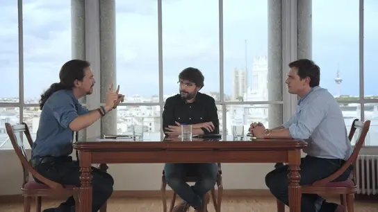 Cara a cara entre Albert Rivera y Pablo Iglesias, en Salvados Cara a cara entre Albert Rivera y Pablo Iglesias, en Salvados