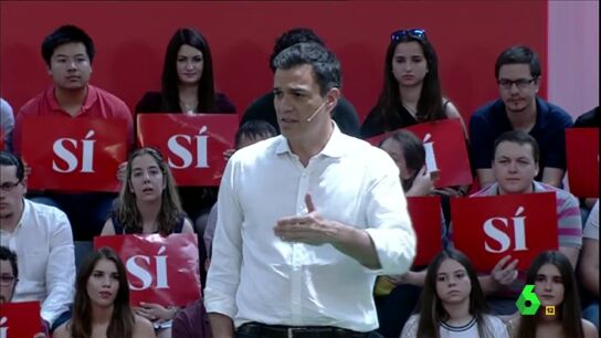 El l&iacute;der del PSOE, Pedro S&aacute;nchez
