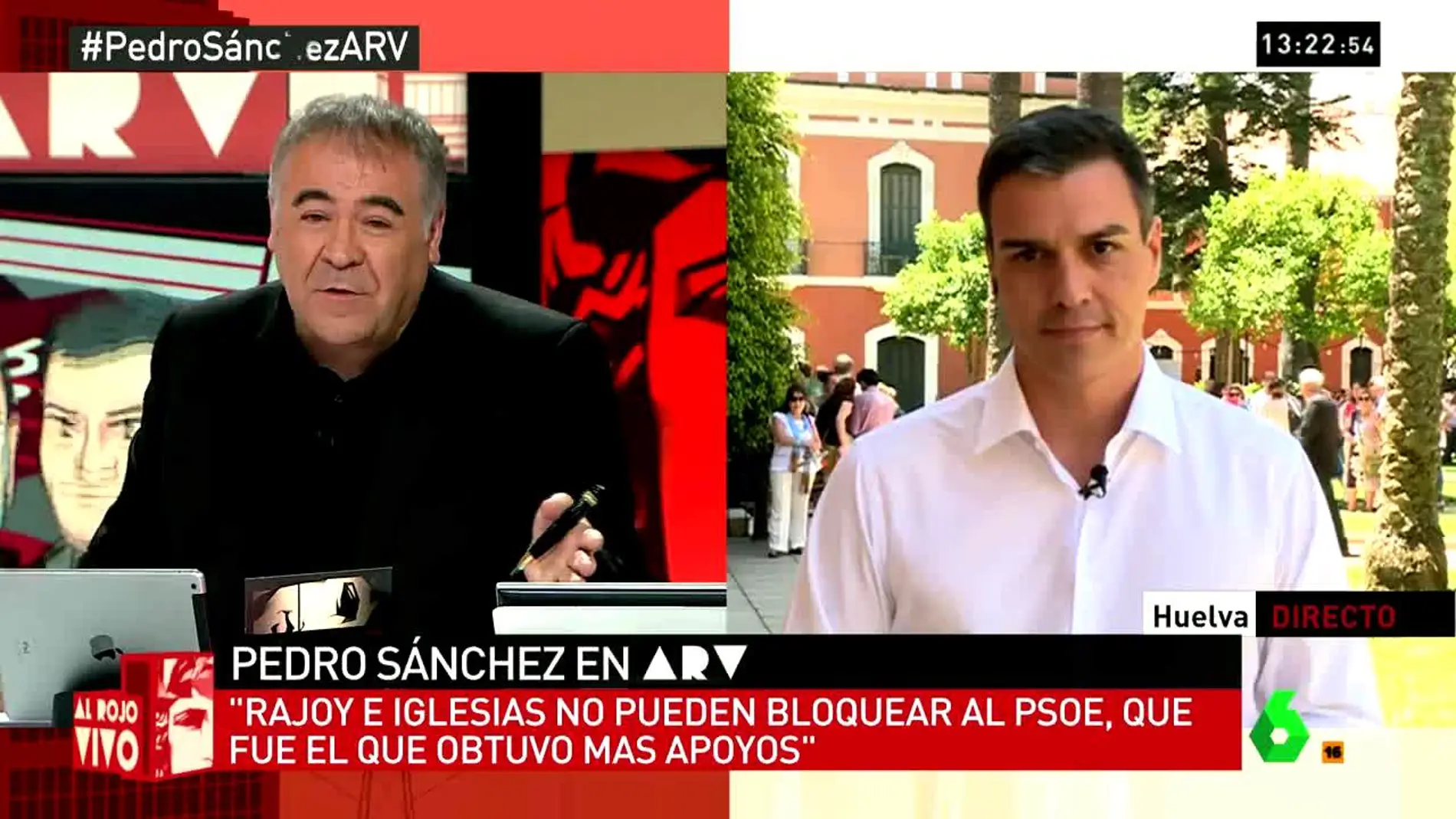 Pedro Sánchez en ARV
