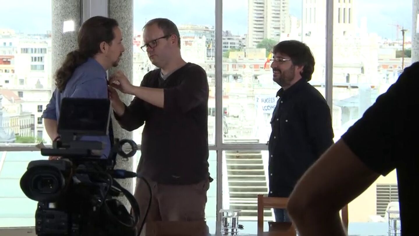 Frame 55.801874 de: El making-off: as&iacute; valoran Pablo Iglesias y Albert Rivera su cara a cara en Salvados