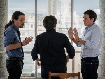 Pablo Iglesias y Albert Rivera, en Salvados