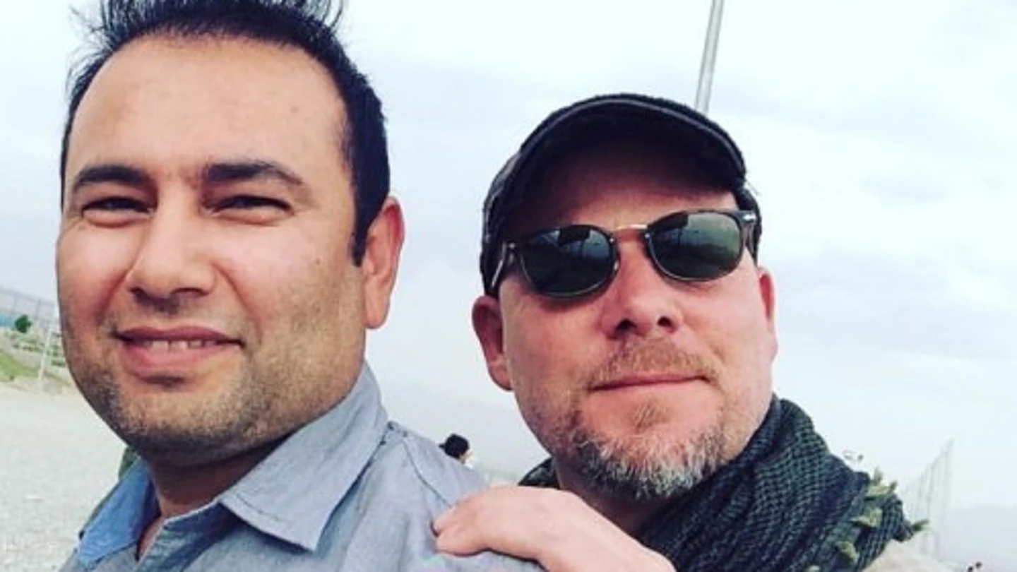 Imagen del reportero gráfico, David Gilkey y del intérprete afgano, Zabihullah Tamanna Imagen del reportero gráfico, David Gilkey y del intérprete afgano, Zabihullah Tamanna