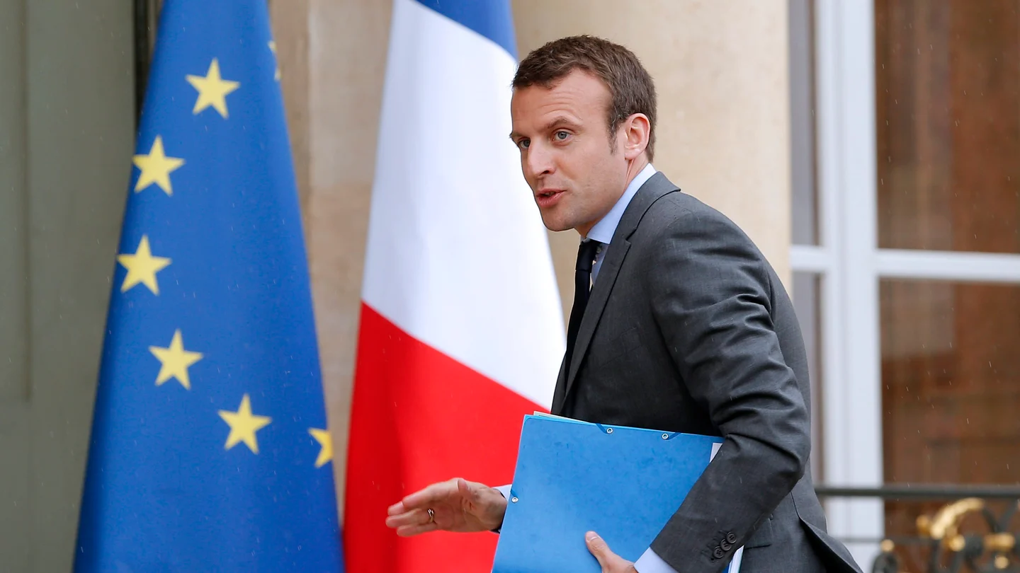 Emmanuel Macron, ministro de Economía francés Emmanuel Macron, ministro de Economía francés