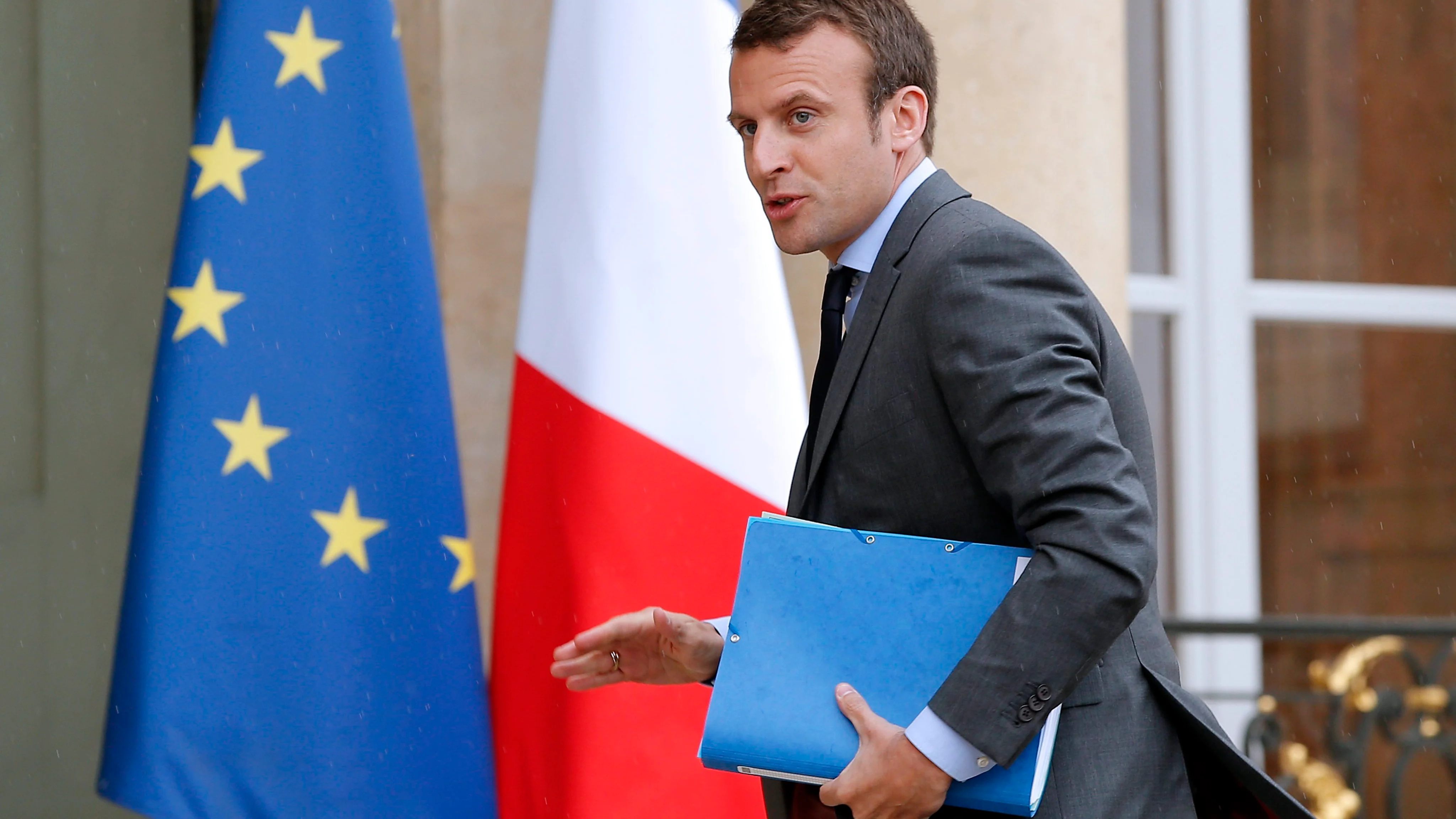 Emmanuel Macron, ministro de Economía francés