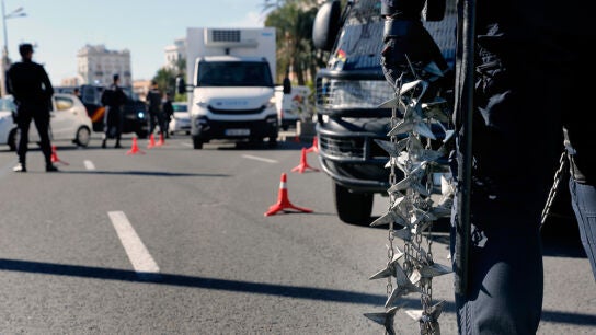 Operativo policial en Valencia