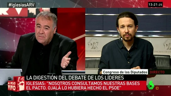Pablo Iglesias en ARV Pablo Iglesias en ARV