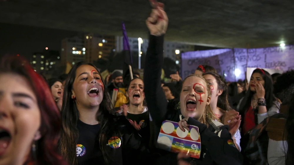 Protesta en Brasil contra las violaciones