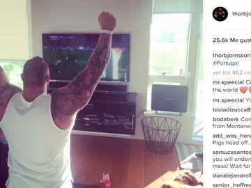 La Montaña celebra el gol de Islandia en las redes La Montaña celebra el gol de Islandia en las redes