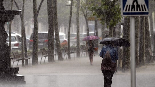 Lluvia en Tolosa
