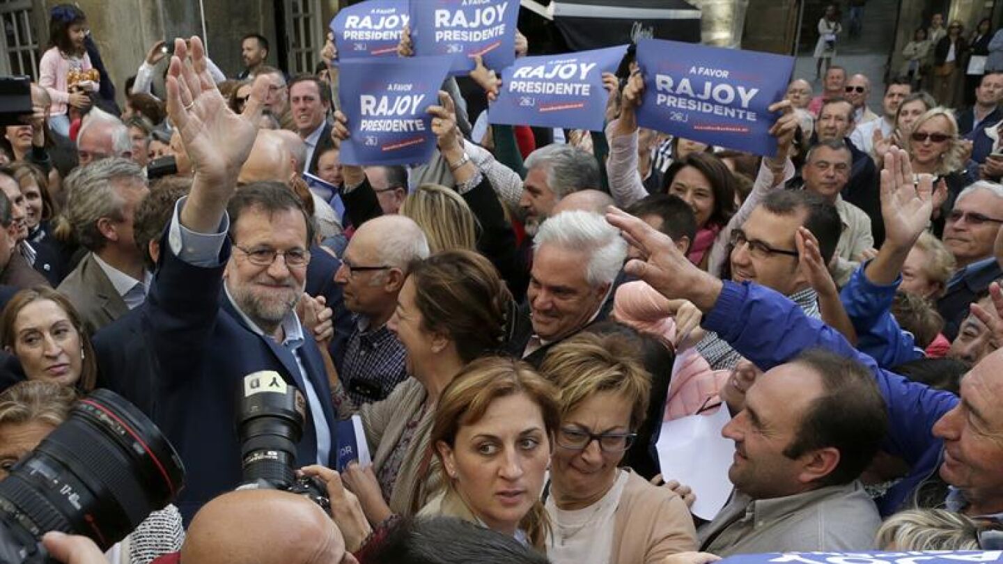 Mariano Rajoy, presidente del PP