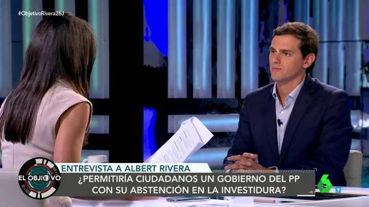 Albert Rivera en El Objetivo Albert Rivera en El Objetivo