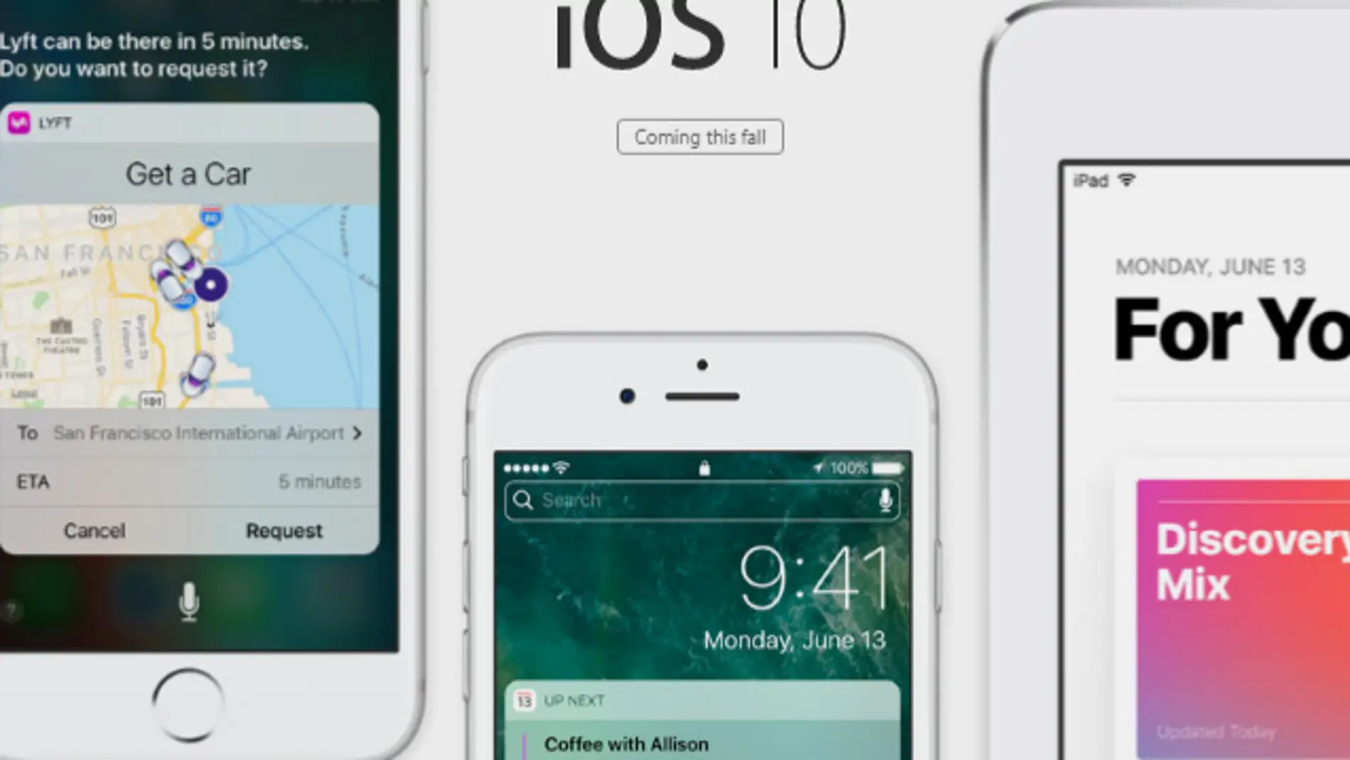 iOS 10 llegará pronto