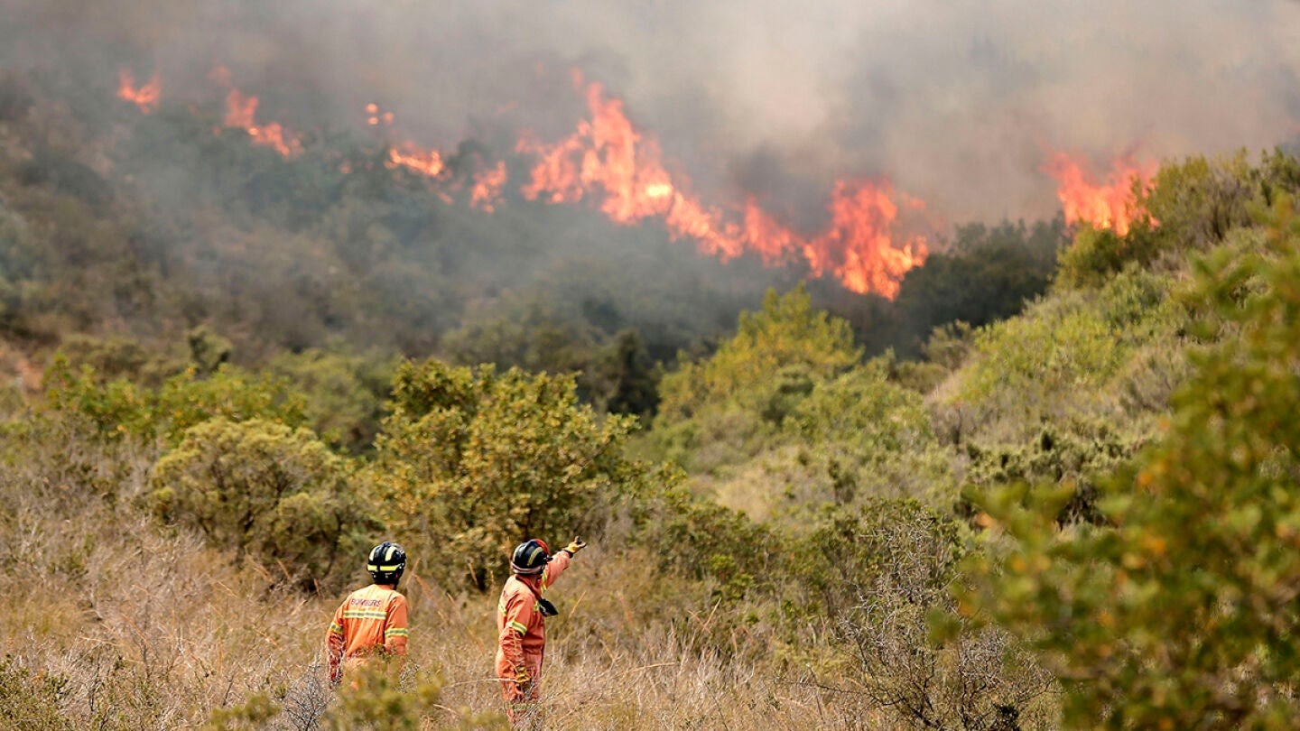 Incendio en Bolbaite, Valencia