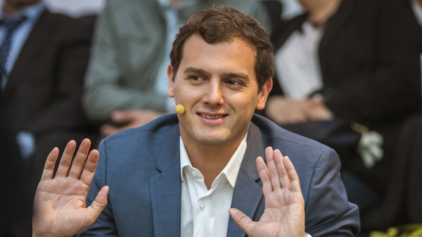Albert Rivera en su intervención de un foro de El Mundo Albert Rivera en su intervención de un foro de El Mundo