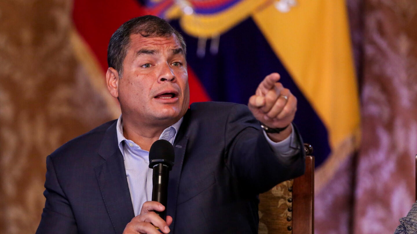 El presidente de Ecuador, Rafael Correa