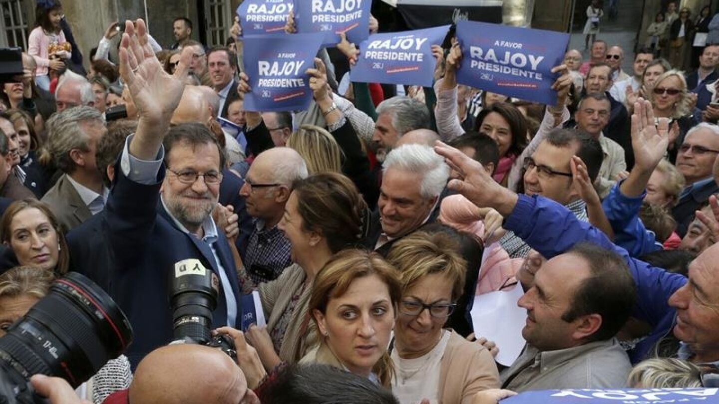 El l&iacute;der del PP, Mariano Rajoy
