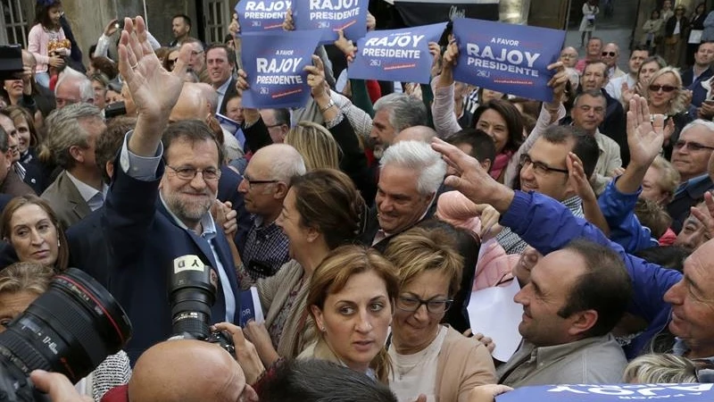 El líder del PP, Mariano Rajoy