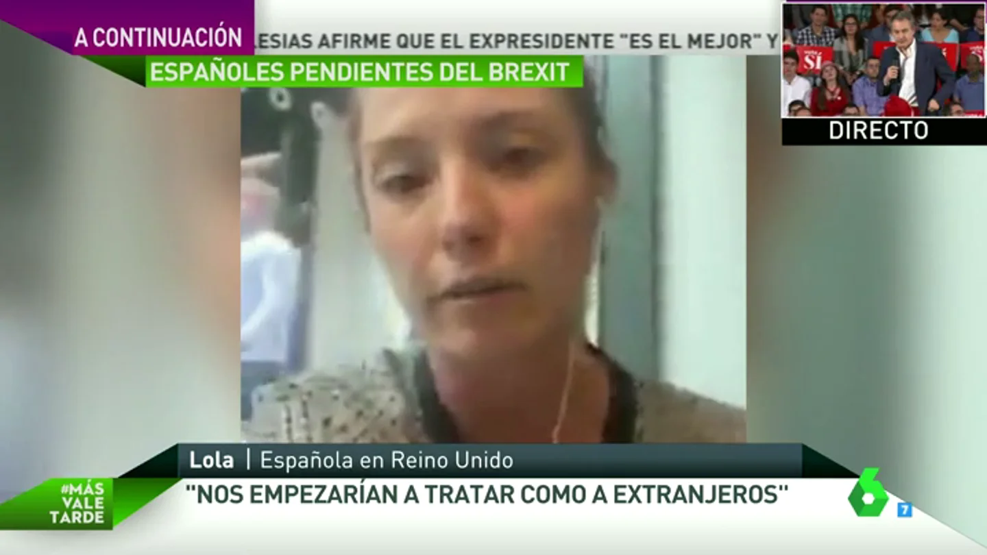 Frame 42.685883 de: Los españoles en Reino Unido temen las consecuencias del 'Brexit': "Nos empezarían a tratar como extranjeros" Frame 42.685883 de: Los españoles en Reino Unido temen las consecuencias del 'Brexit': "Nos empezarían a tratar como extranjeros"