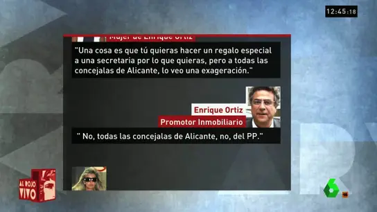 Enrique Ortiz habla de los regalos a concejalas Enrique Ortiz habla de los regalos a concejalas