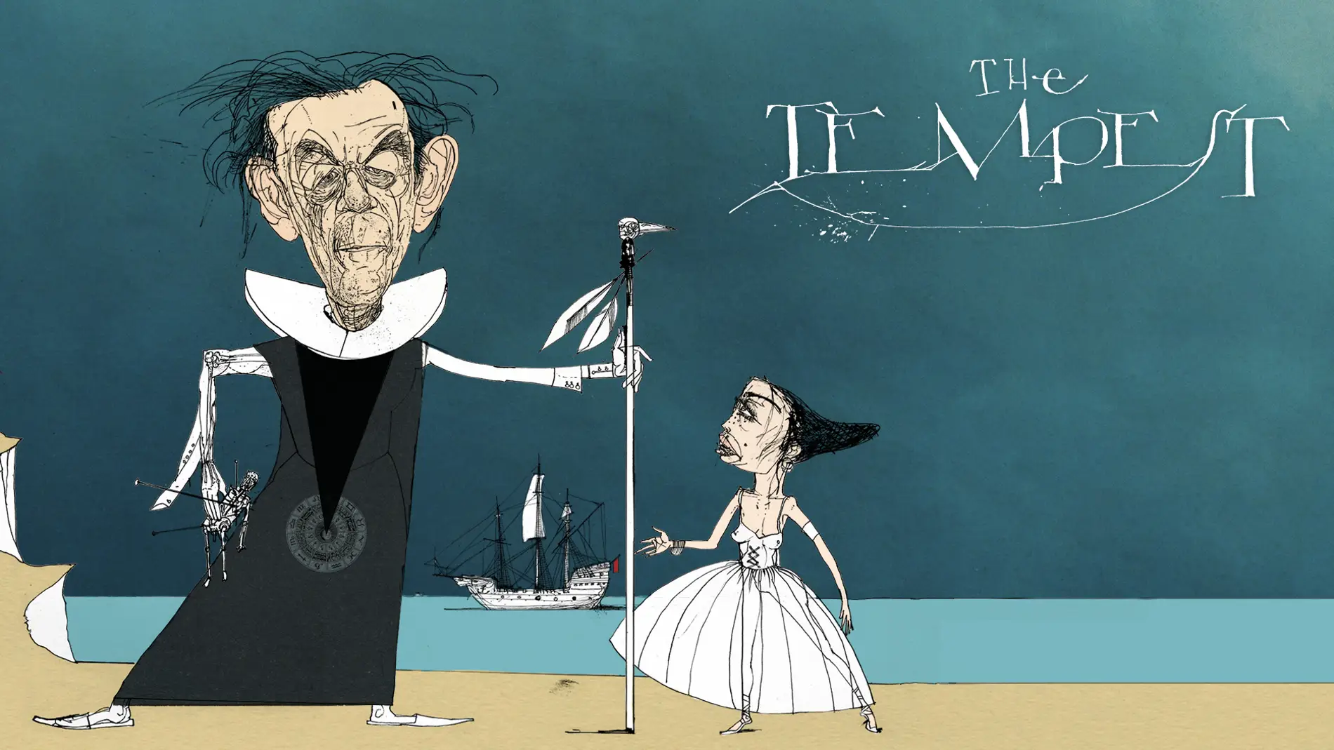 Así luce la portada de ‘La tempestad’, la primera ‘app’ desarrollada por Ian McKellen