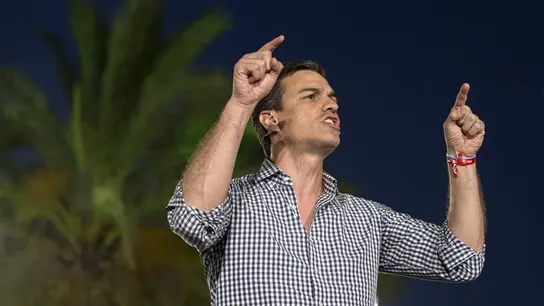 Pedro Sánchez en el cierre de campaña Pedro Sánchez en el cierre de campaña
