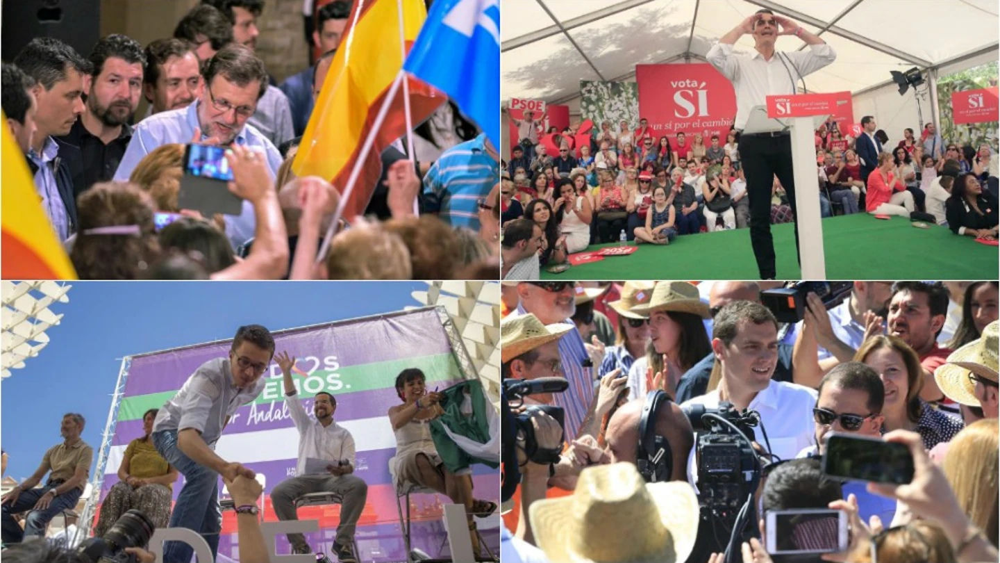 Actos de los cuatro principales partidos Actos de los cuatro principales partidos