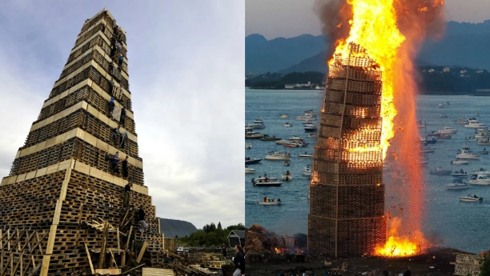 Hogueras de San Juan en Noruega