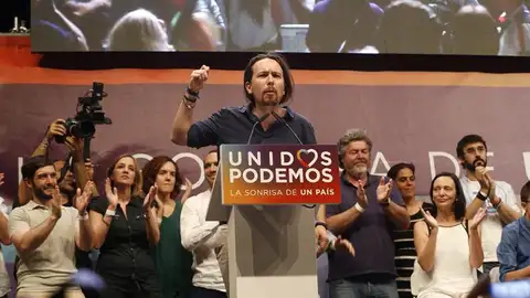 Pablo Iglesias echa el cierre a la campaña electoral Pablo Iglesias echa el cierre a la campaña electoral