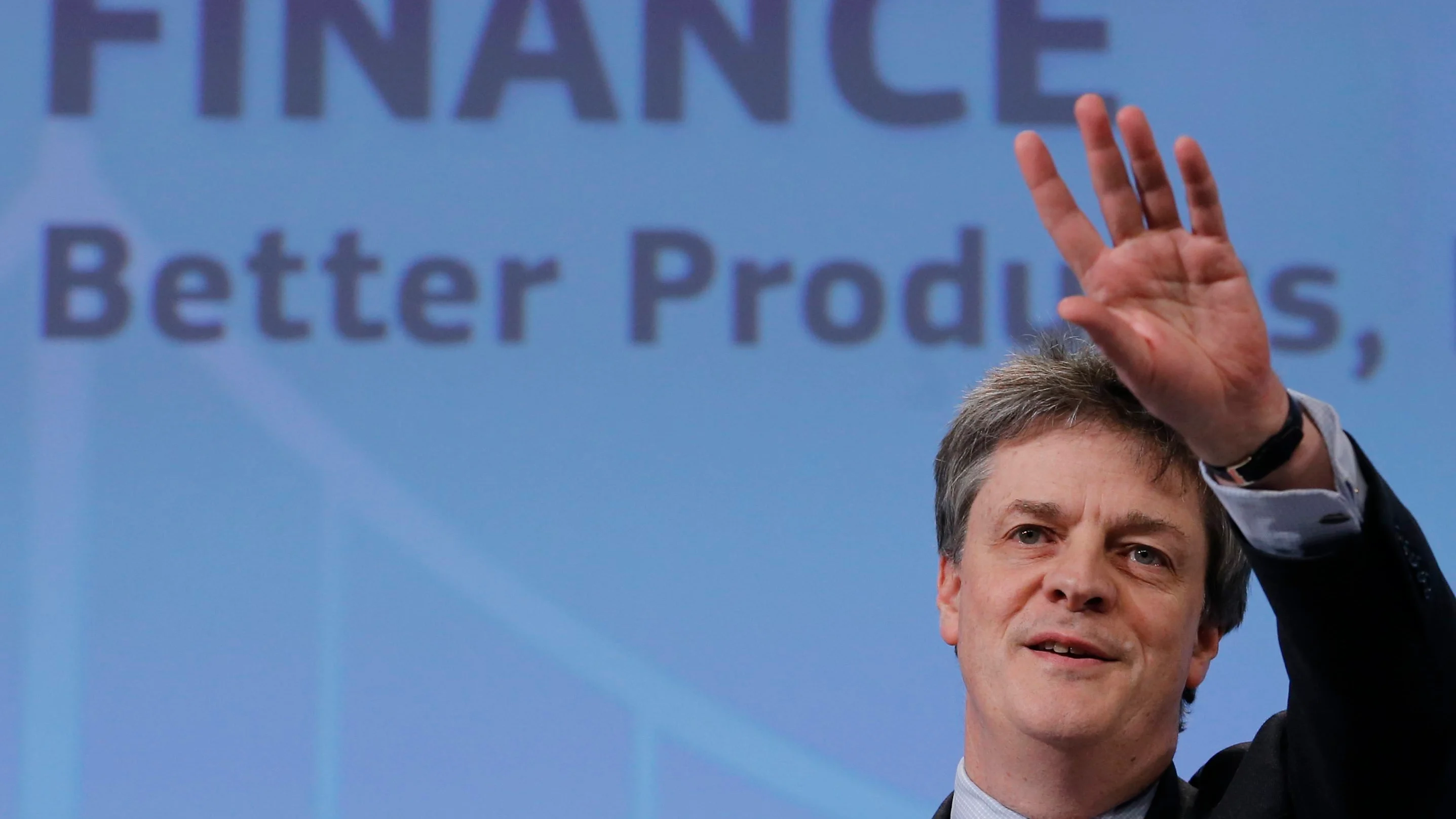 El comisario europeo de Servicios Financieros y Estabilidad Financiera, Jonathan Hill