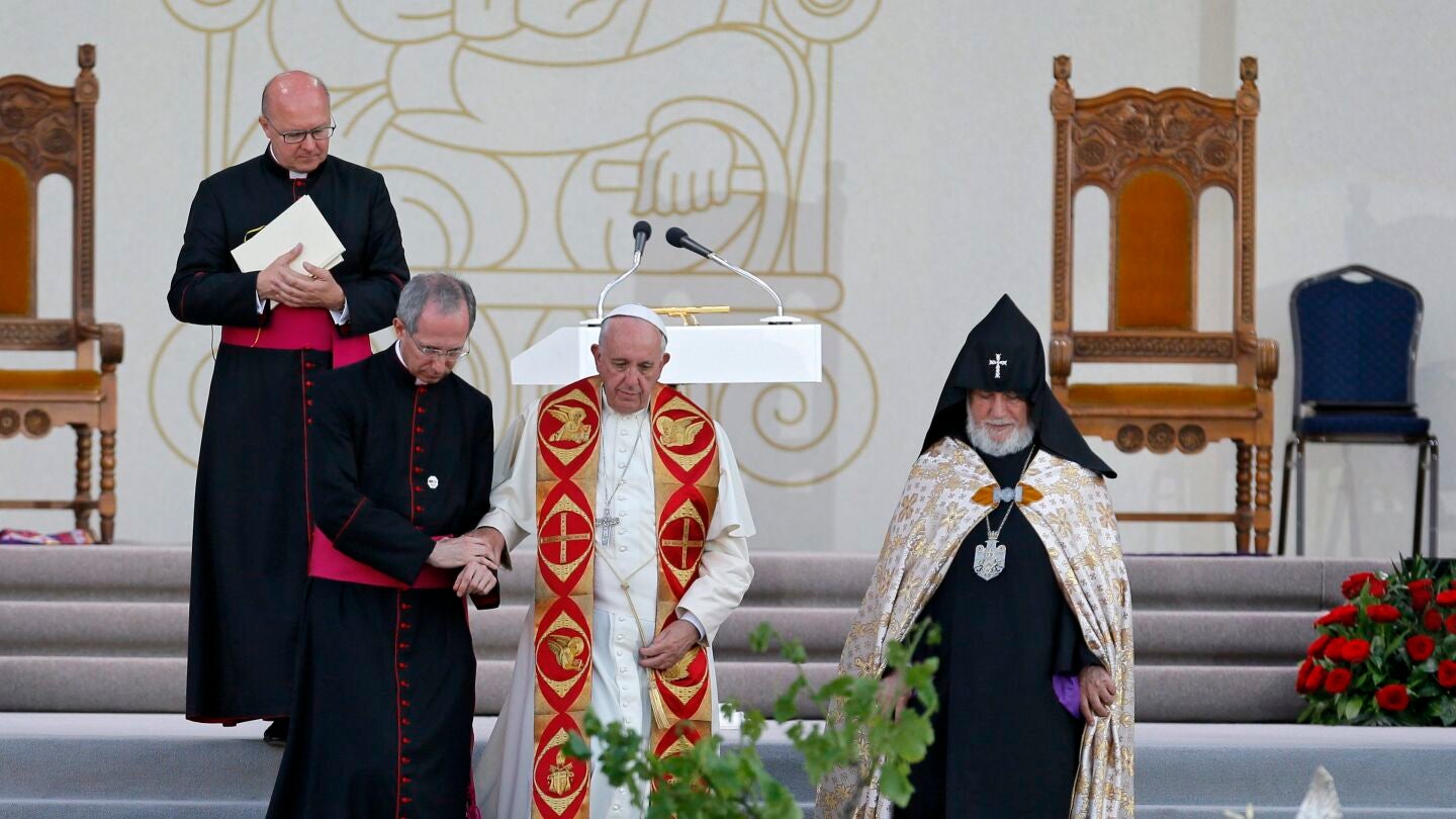 El papa vuelve a condenar el "genocidio" armenio y enfada a Turqu&iacute;a
