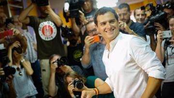 Albert Rivera deposita su voto