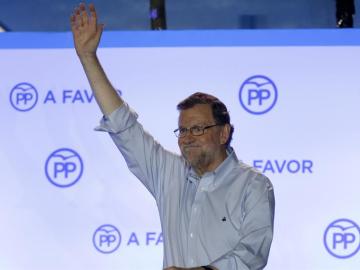 El presidente del Gobierno en funciones y líder del PP, Mariano Rajoy