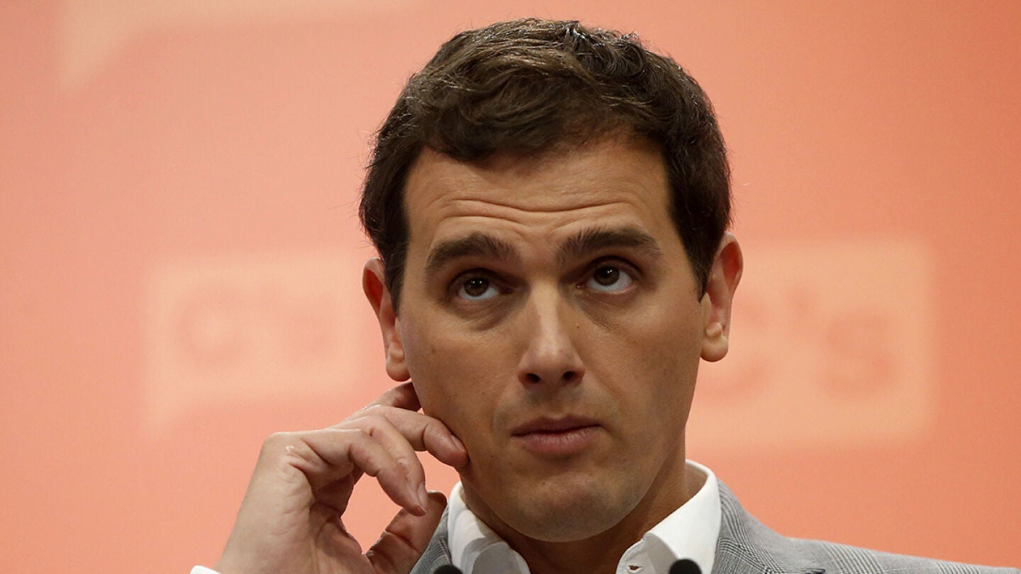 Albert Rivera en rueda de prensa
