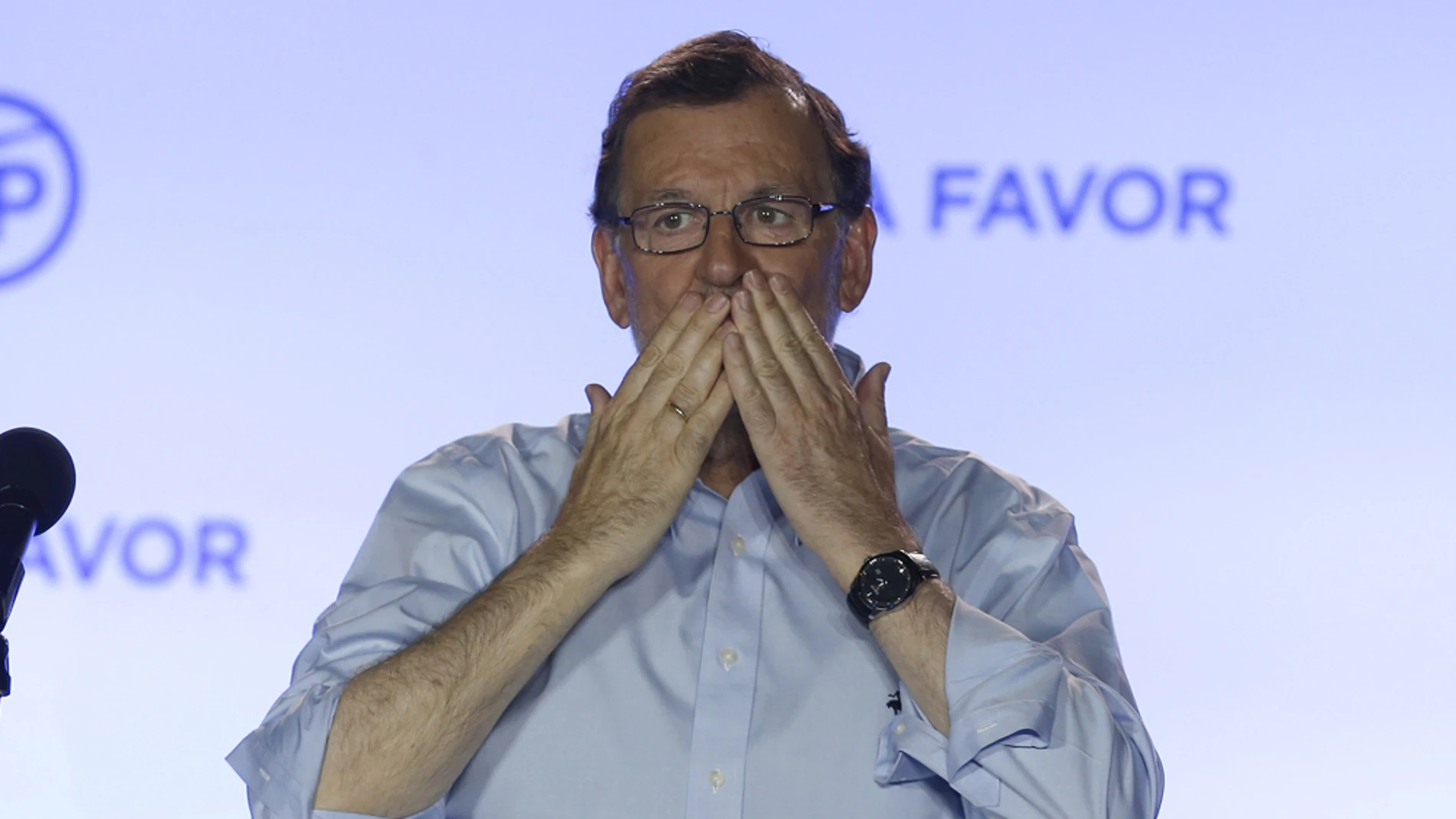 Mariano Rajoy celebra la victoria electoral del 26J