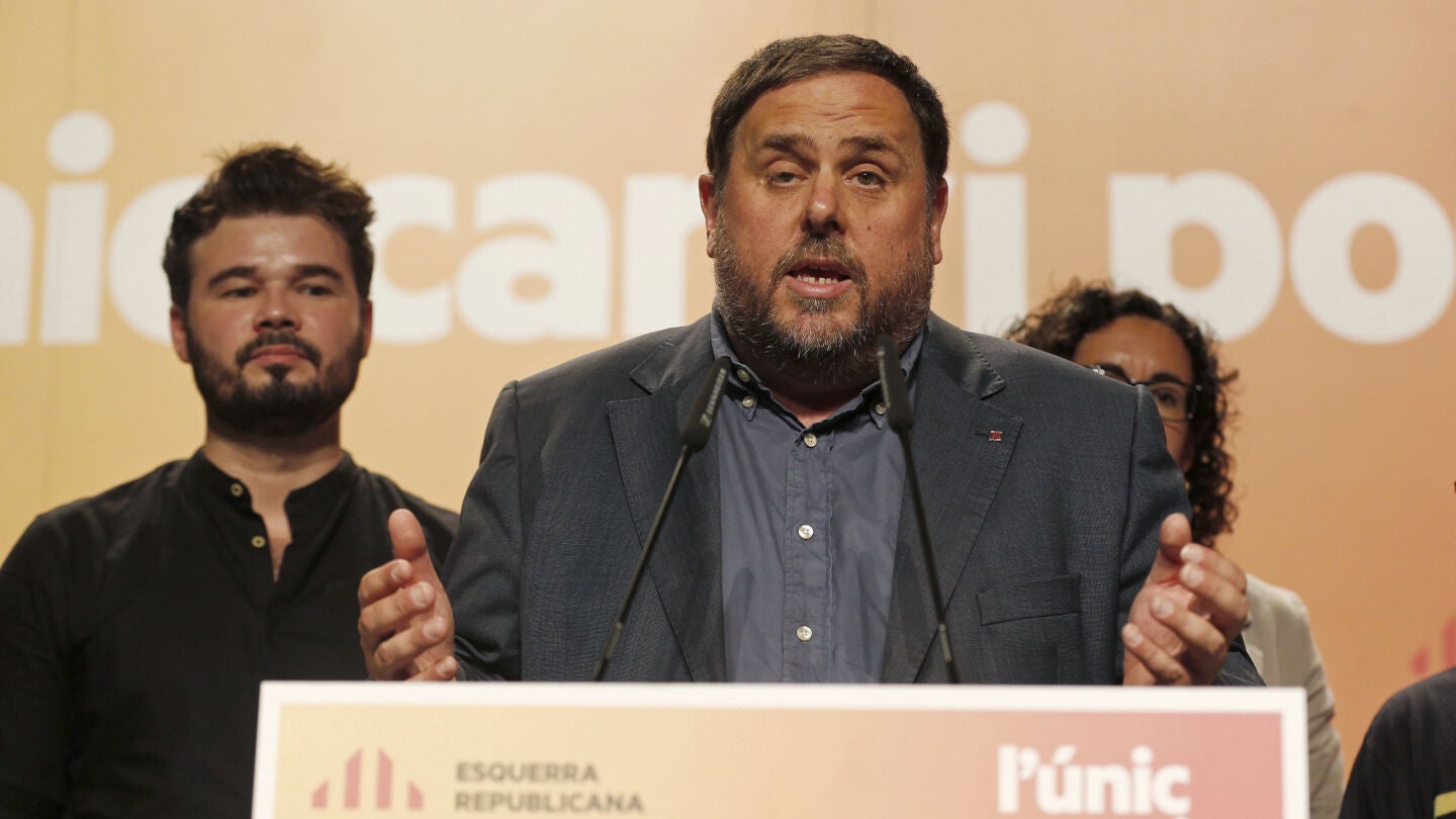 Oriol Junqueras, l&iacute;der de Esquerra Republicana de Catalunya