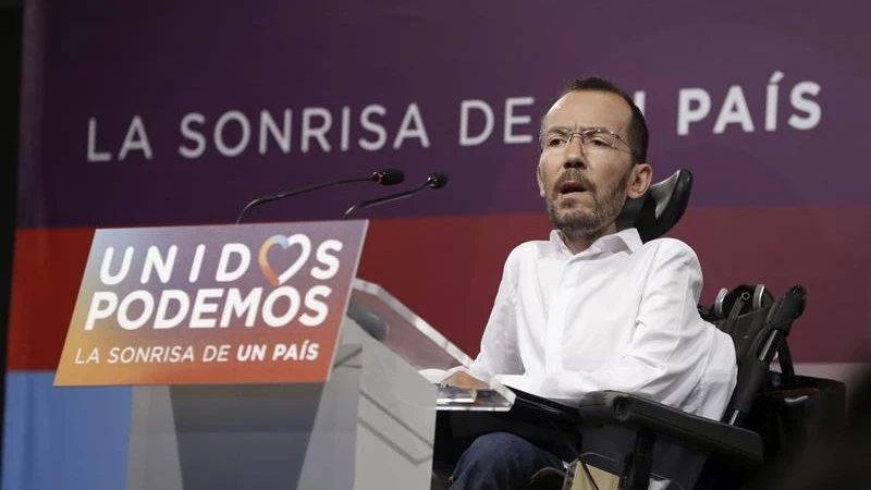 El secretario de Organización de Podemos, Pablo Echenique