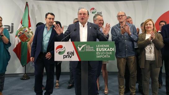 El presidente del PNV, Andoni Ortuzar