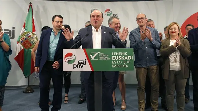 El presidente del PNV, Andoni Ortuzar