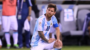 Messi, durnate un partido con la selección argentina