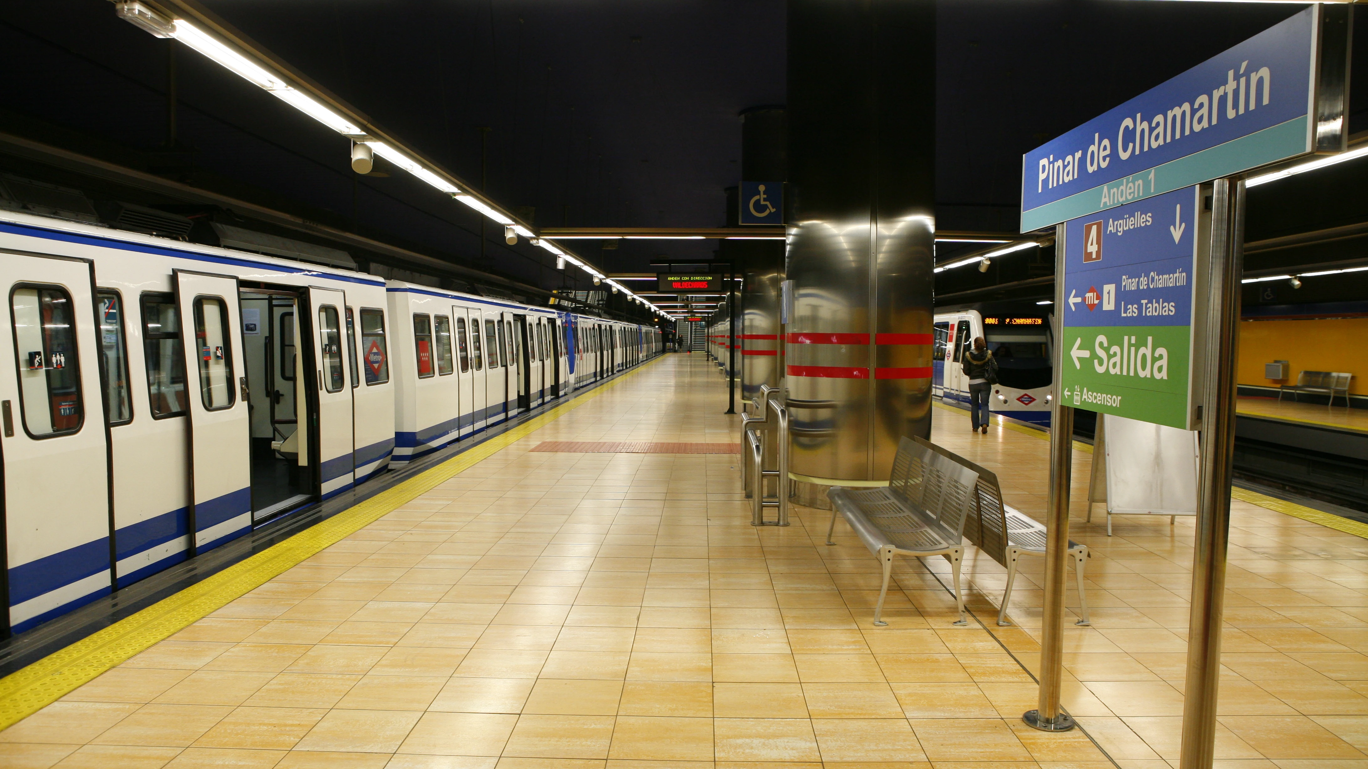 Una estación de la línea 1 del Metro de Madrid