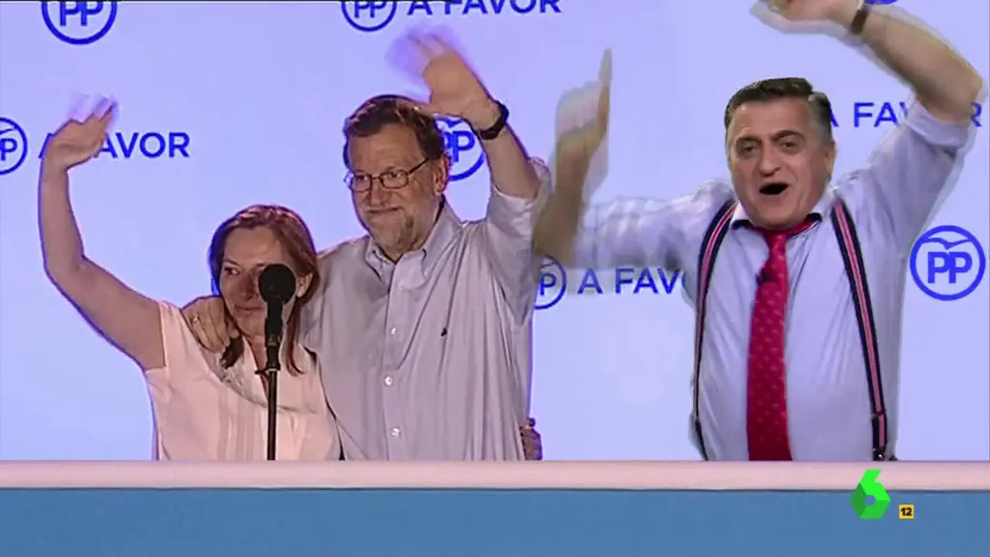 Wyoming celebra la victoria con Rajoy Wyoming celebra la victoria con Rajoy