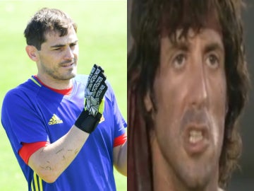 Iker Casillas se despide a lo Rambo de la Selección Iker Casillas se despide a lo Rambo de la Selección