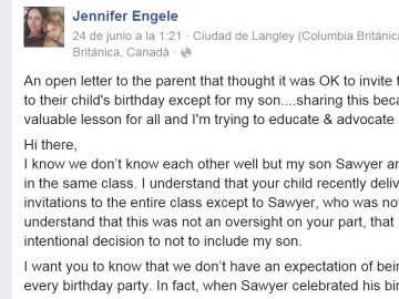 Carta de Jennifer Kiss-Engele Carta de Jennifer Kiss-Engele