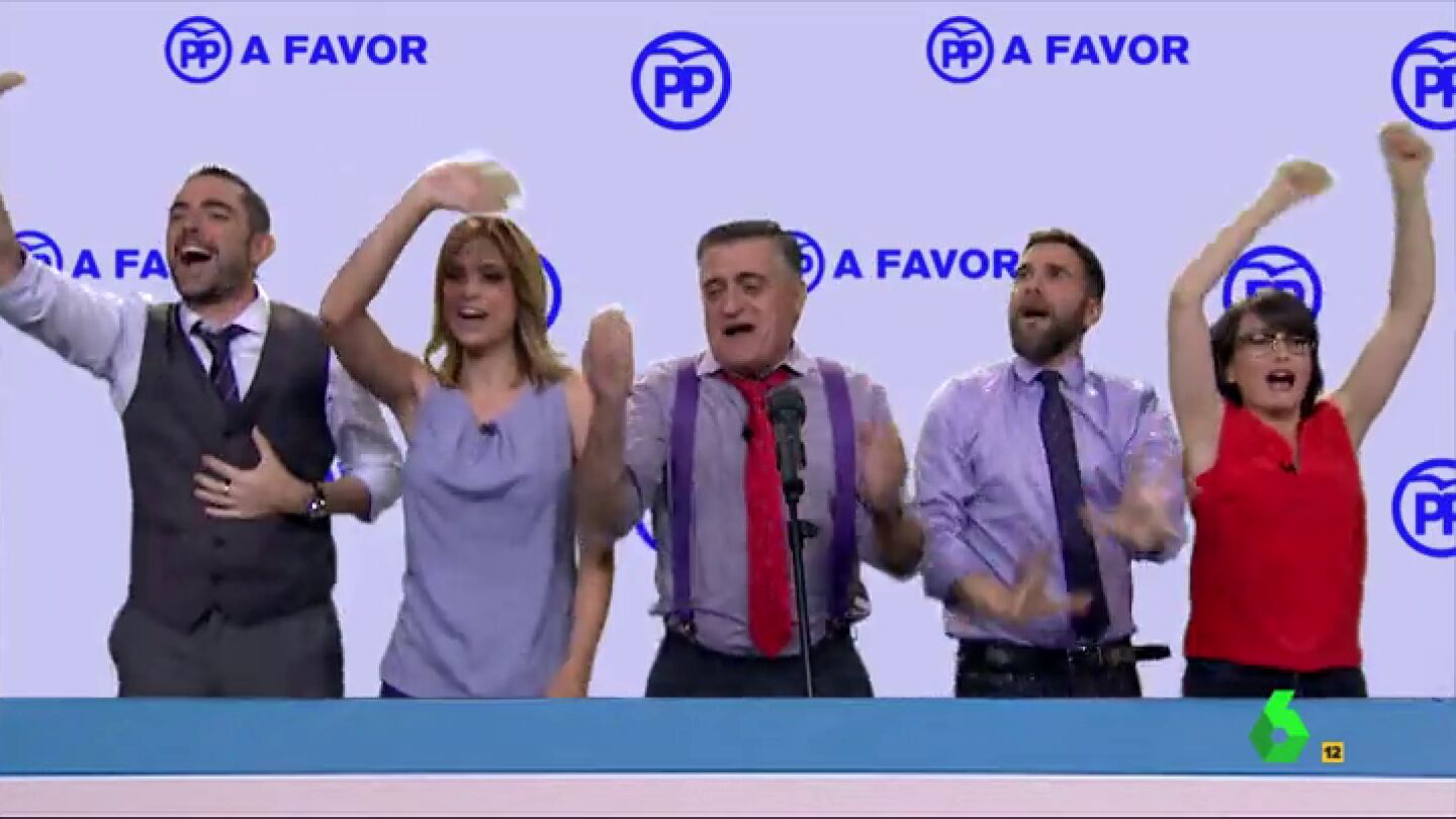 El Intermedio se despide desde el balc&oacute;n del PP