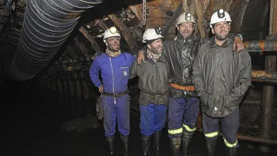Los cuatro mineros encerrados Los cuatro mineros encerrados